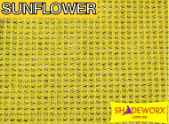Sunflower Fabric Shade Sail for Sale