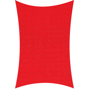Red rectangular shade sails